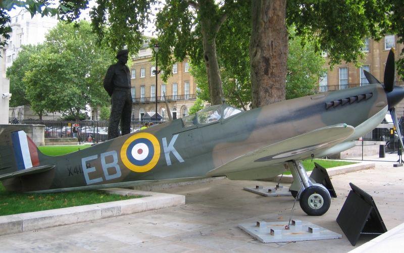 Spitfire at the MOD